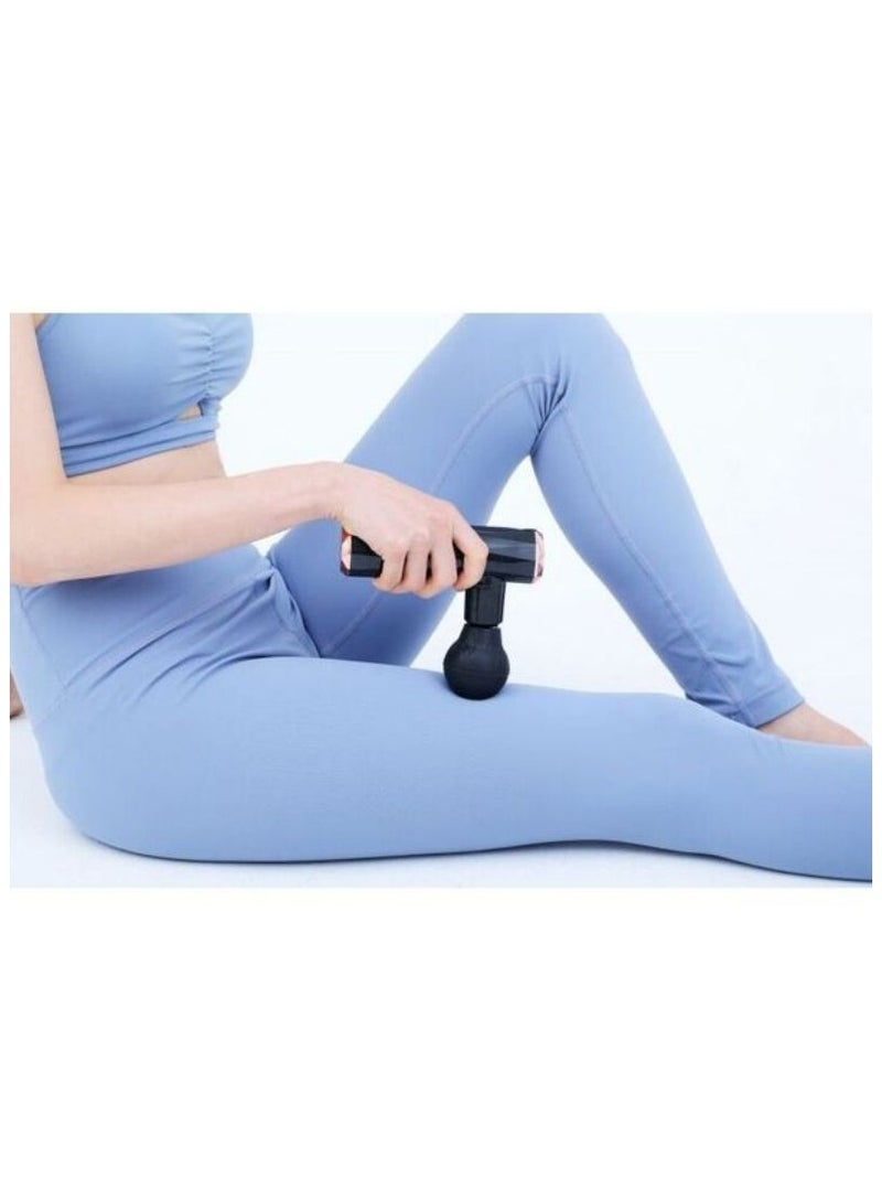 إسكدنيا مسدس مساج كهربائي صغير – جهاز تدليك محمول بثلاث سرعات واهتزاز، قابل للشحن عبر USB - Image 3