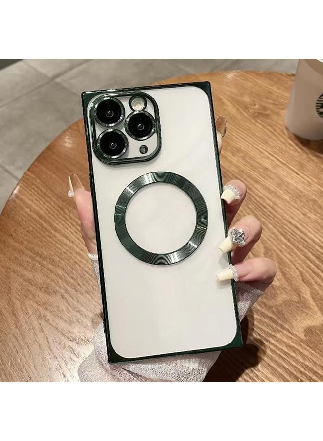 Zaboon Case For iPhone 11 Pro Max Square Magsafe Electroplating TPU Phone Case - Image 1