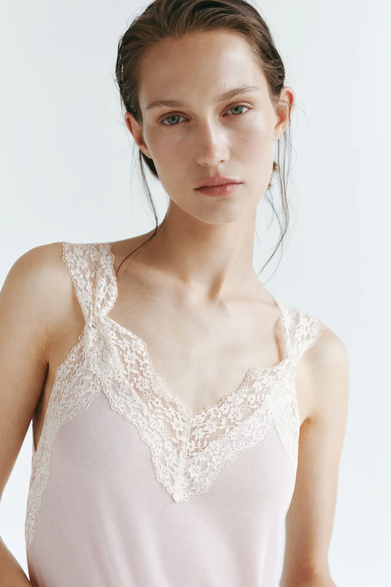 H&M  Lace-trimmed pyjamas for Women | Best Price UAE