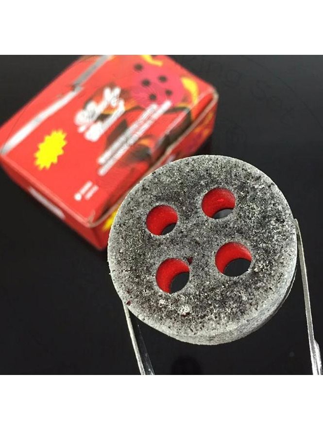 Lucky 20-Piece Quick Light Charcoal Tablets Round Shaped Holes - Image 4