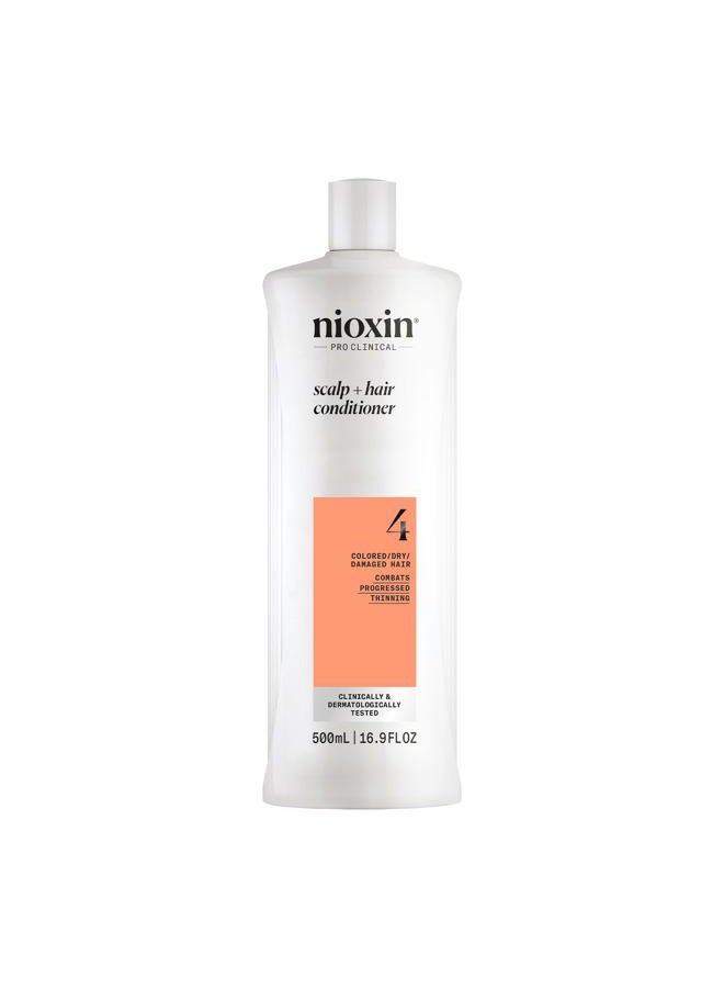 Nioxin System 4 Scalp Therapy Conditioner for Fine Hair, 16.9 Ounce - Image 1