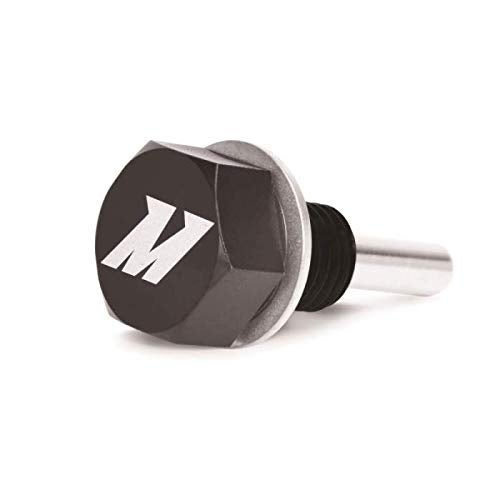 Mishimoto MMODP-12175BBK Magnetic Oil Drain Plug M12 x 1.75, Black - Image 1