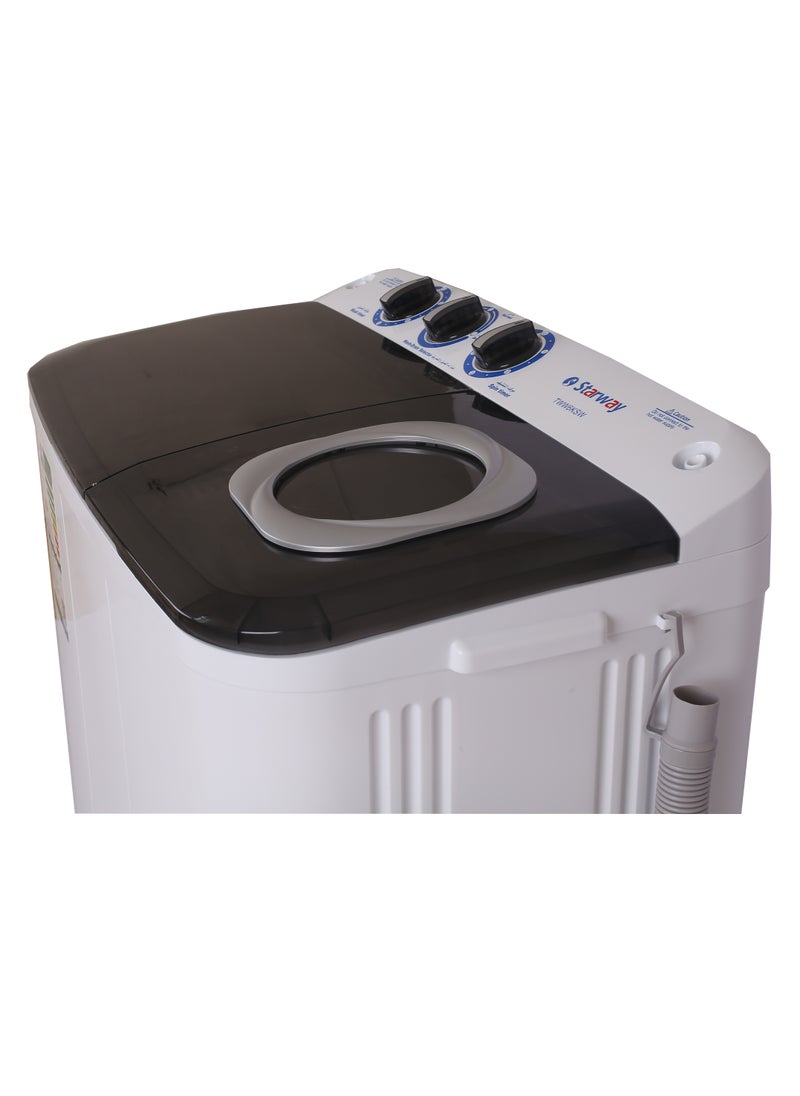 SmartElectric Smart electric 12 Kilo Twin Top Loading Semi Auto Washing Machine, Noiseless, High Quality, Easy to Move,  - Image 2