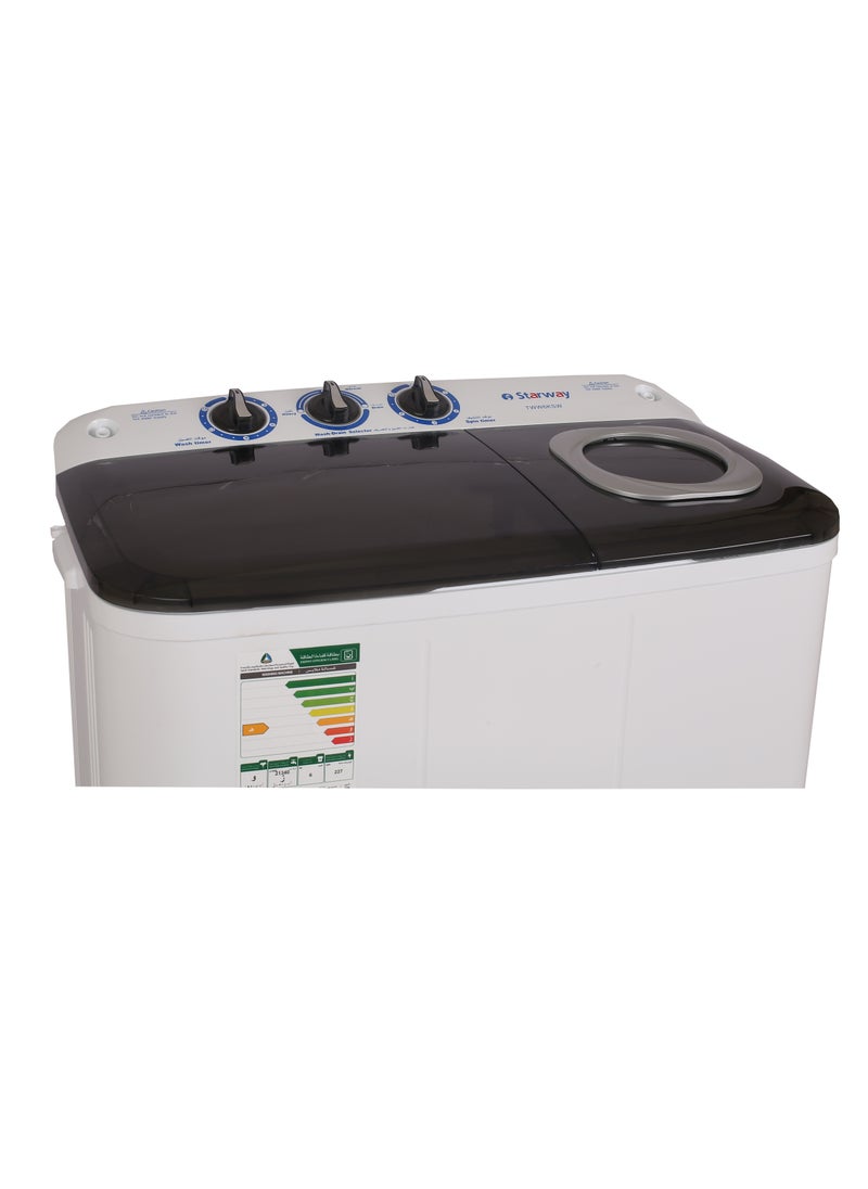 SmartElectric Smart electric 12 Kilo Twin Top Loading Semi Auto Washing Machine, Noiseless, High Quality, Easy to Move,  - Image 3