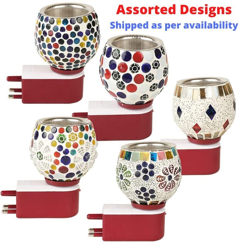 KRIMION Multi Design Kapoor Diffuser for Home and Temple kappor Camphor Burner Aroma DiffuserElectric Diffuser Burner Lamps Ceramic Material I Pack of 1 Multi Designer - Image 4