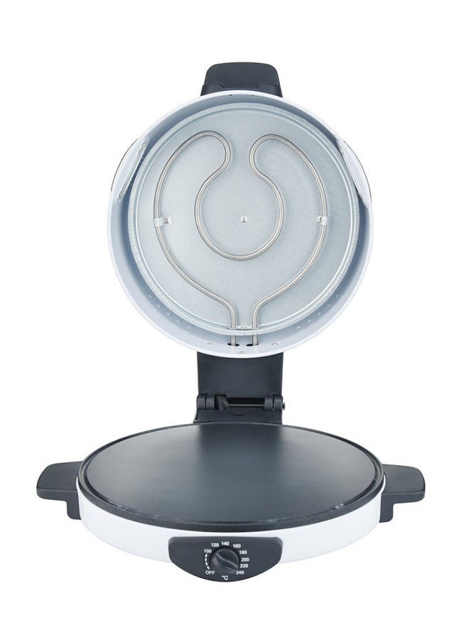 KLIKONIX Arabic Bread & Pizza Maker, 30cm Non-Stick Baking Plate | Halogen Tube & Stainless Steel Heating Coil | Adjustable Double Thermostat | 1800W | High Temp 180 - 240 Degree KBM-865  - Image 5