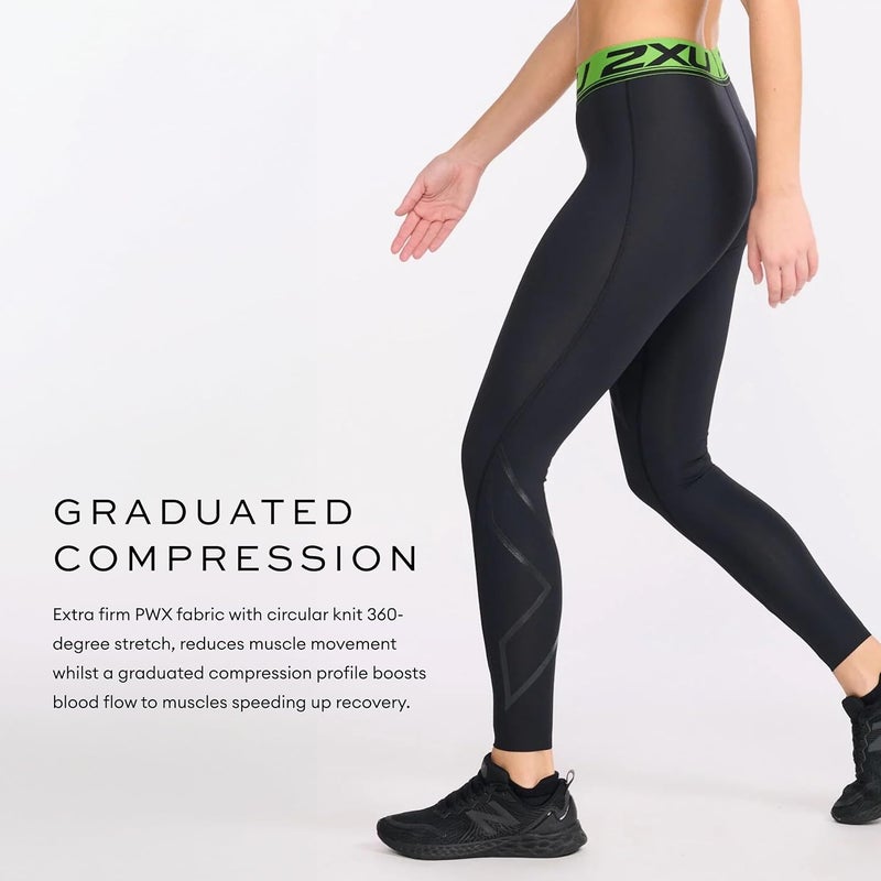 2XU Women's Refresh Recovery Compression Tights, Black/Nero, Large/Tall - Image 5