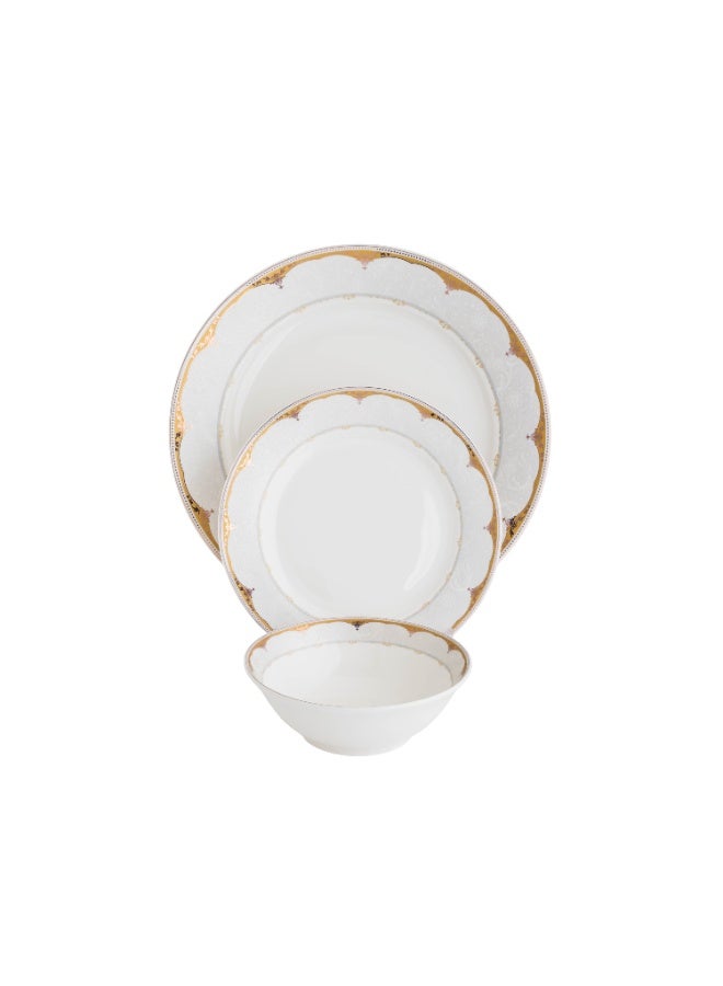 باصرة طقم عشاء بورسلين مكون من 18 قطعة - 4 أشخاص - Image 3