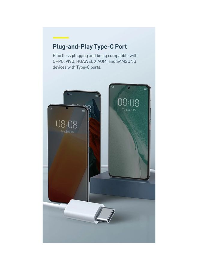 بيسوس سماعات أذن سلكية من النوع C مع ميكروفون USB C مع التحكم في مستوى الصوت ودعم المكالمات متوافقة مع Samsung Galaxy S23 Ultra/S23+/iPhone 15 Pro Max/Plus،/iPad Pro/MacBook معظم أجهزة USB C - Image 5