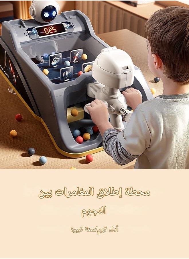 tangs Interstellar Adventure Shooting Game - Kids LED Electronic Pinball Target Toy with Score Counter & Auto-Ball Return | Educational STEM Toy for Boys & Girls Ages 5-12 | Improves Focus & Coordination  - Image 2