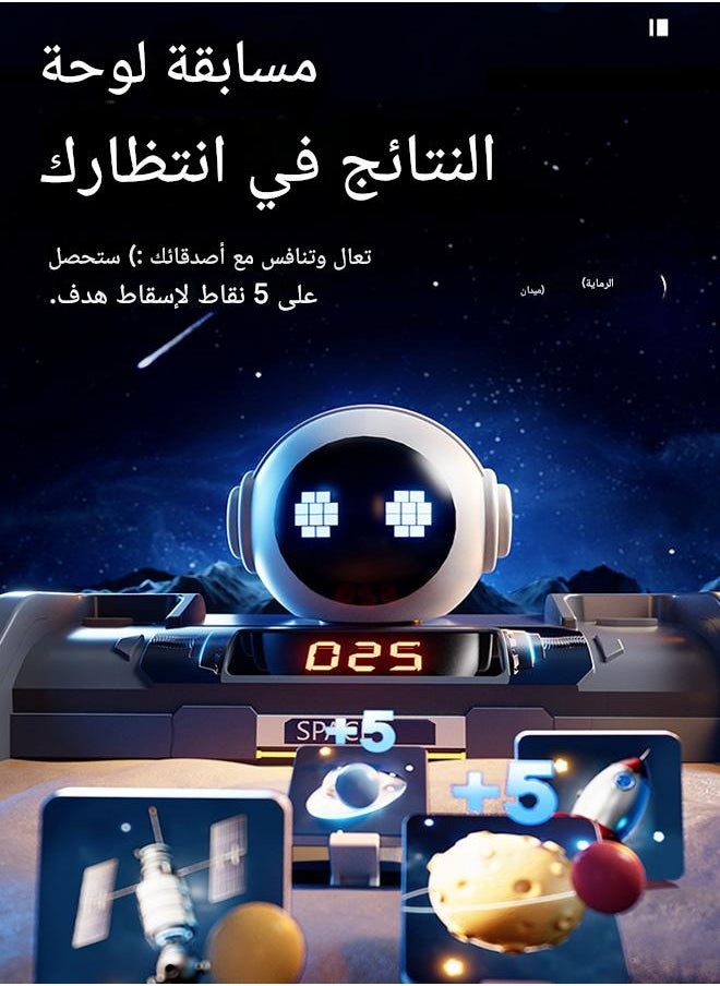 tangs Interstellar Adventure Shooting Game - Kids LED Electronic Pinball Target Toy with Score Counter & Auto-Ball Return | Educational STEM Toy for Boys & Girls Ages 5-12 | Improves Focus & Coordination  - Image 5
