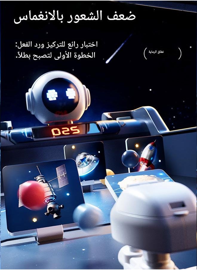 tangs Interstellar Adventure Shooting Game - Kids LED Electronic Pinball Target Toy with Score Counter & Auto-Ball Return | Educational STEM Toy for Boys & Girls Ages 5-12 | Improves Focus & Coordination  - Image 4
