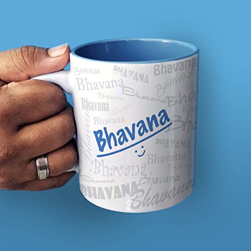 Hot Muggs Me Graffiti Mug - Bhavana Personalised Name Ceramic, 315ml, 1 Unit - Image 3