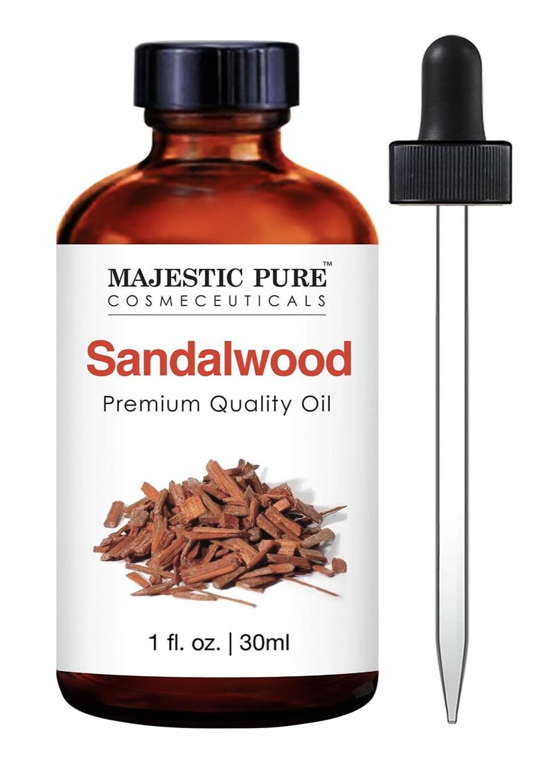 Majestic Pure Sandalwood Oil Premium Quality Oil 1 fl oz 30ml  - Image 1