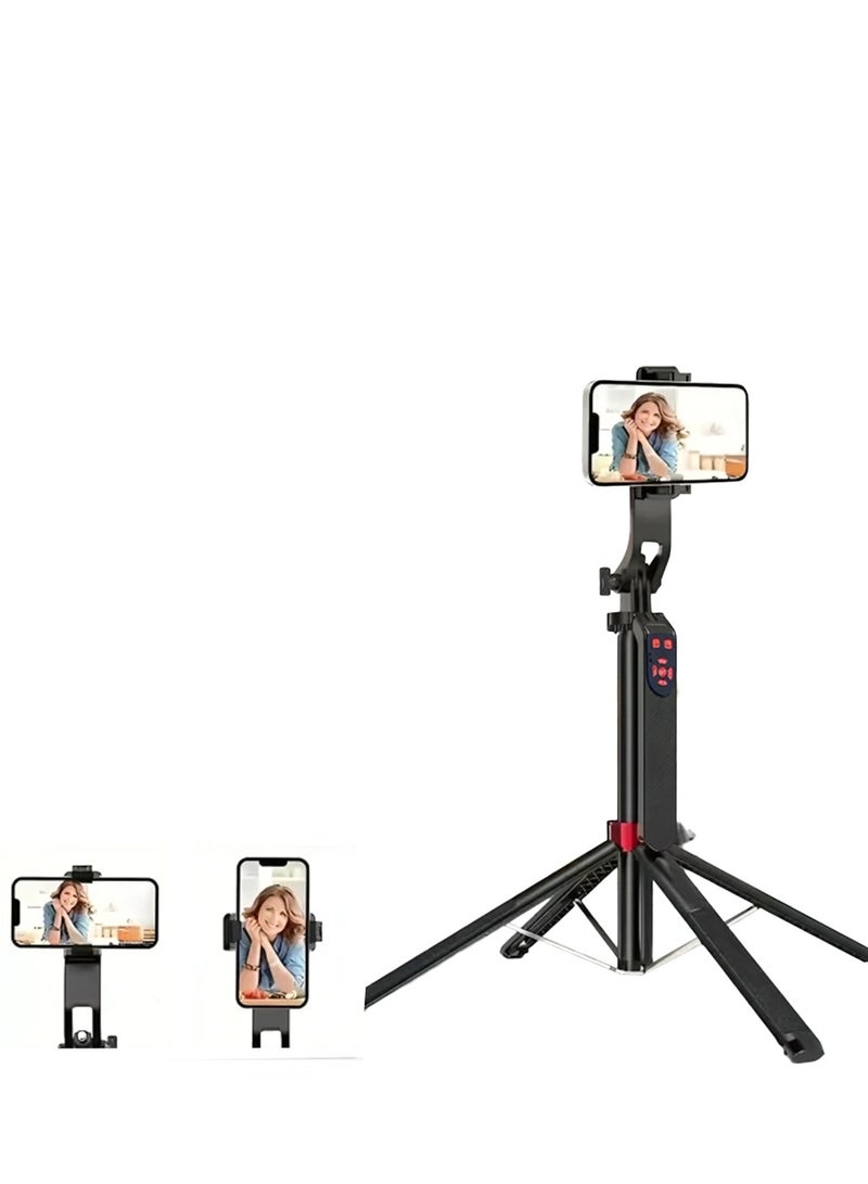 NeePho Professional Heavy Duty Tripod with Extendable Height up to 170cm, NP-L7 Durable aluminum construction to hold up to 8kg, 3-axis Pan/Tilt head for shooting at creative angles, Quick Release Plate, Built-in Balance, 3-stage legs with twist lock, Dual feet (rubber and serrated), Supports conversion to a monopod - ideal for photography, video, live streaming and selfies for professionals  - Image 3