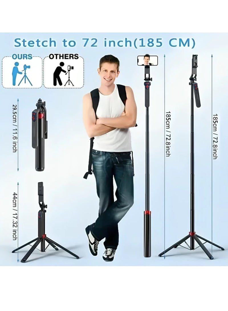 NeePho Professional Heavy Duty Tripod with Extendable Height up to 170cm, NP-L7 Durable aluminum construction to hold up to 8kg, 3-axis Pan/Tilt head for shooting at creative angles, Quick Release Plate, Built-in Balance, 3-stage legs with twist lock, Dual feet (rubber and serrated), Supports conversion to a monopod - ideal for photography, video, live streaming and selfies for professionals  - Image 4