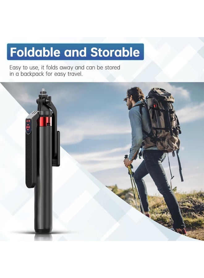 NeePho Professional Heavy Duty Tripod with Extendable Height up to 170cm, NP-L7 Durable aluminum construction to hold up to 8kg, 3-axis Pan/Tilt head for shooting at creative angles, Quick Release Plate, Built-in Balance, 3-stage legs with twist lock, Dual feet (rubber and serrated), Supports conversion to a monopod - ideal for photography, video, live streaming and selfies for professionals  - Image 5