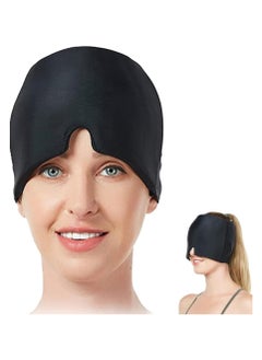 Generic Cooling Gel Mask, Multi-Use Cooling Cap, Haddish Comfort Cross-Lock Cap for Stress Relief Multicolor  - Image 1