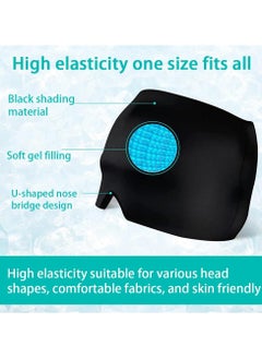 Generic Cooling Gel Mask, Multi-Use Cooling Cap, Haddish Comfort Cross-Lock Cap for Stress Relief Multicolor  - Image 4
