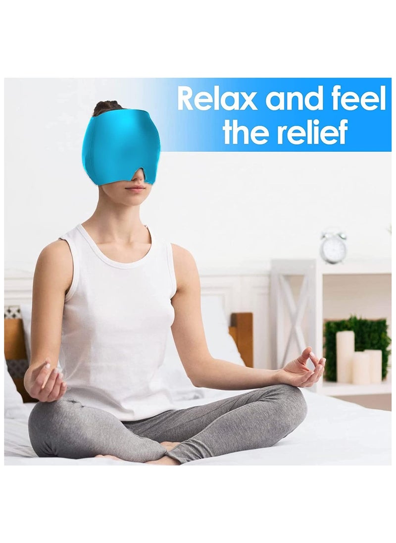 Catmereo Gel Headache Cooling Mask, Cooling Cap for Migraine Relief, Comfortable Head Sleeping Cap for Stress and Puffy Eyes Relief Multicolour - pzsku/ZB277A635D5A3249A865CZ/45/_/1730824269/73c65982-5b34-49b9-84ad-f3f53514f364