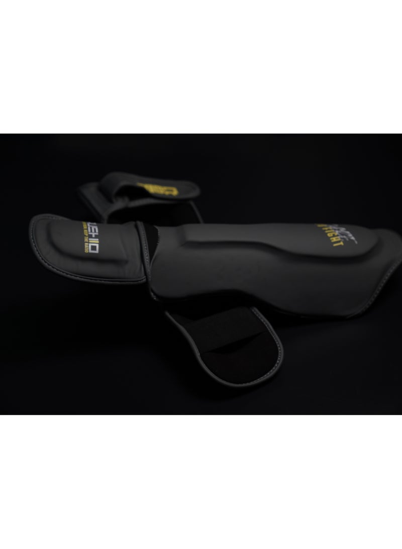RUSHIO Shin Guard: Dare Collection / Engineered Leather - Image 3