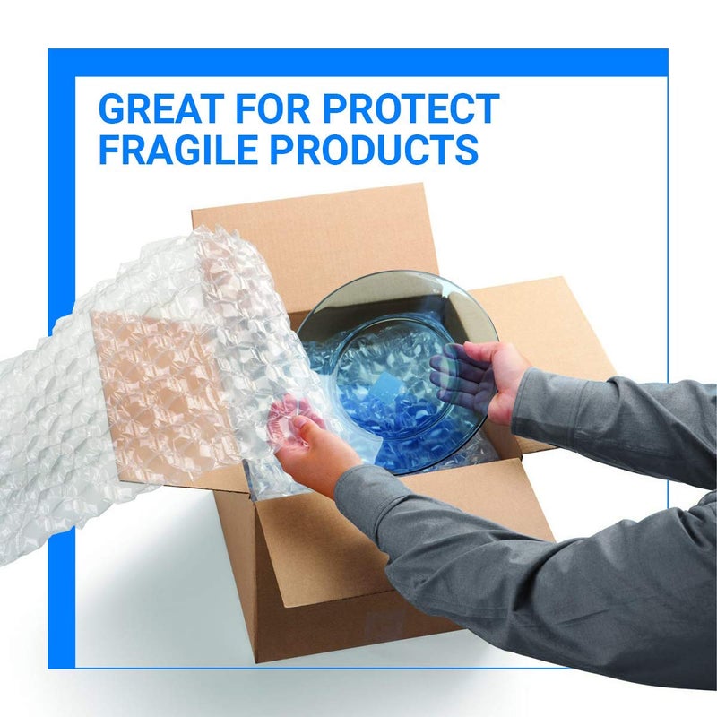 Pacific Mailer Bubble Cushioning Wrap Rolls, 3/16" x 12" x 15' ft Total, Perforated Every 12" for Packaging, Shipping, Mailing - Image 4