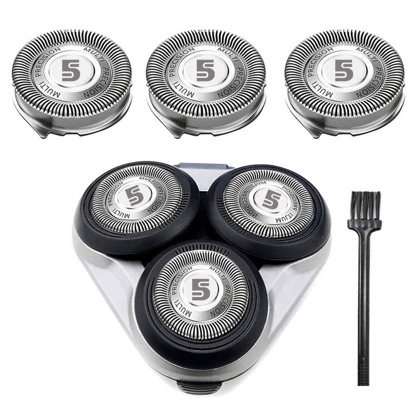 tuokiy SH50 Replacement Heads Compatible with Philips Norelco Series 5000, SH50 Replacement Blades for Philips Norelco Shaver, HQ8 Heads - Image 1