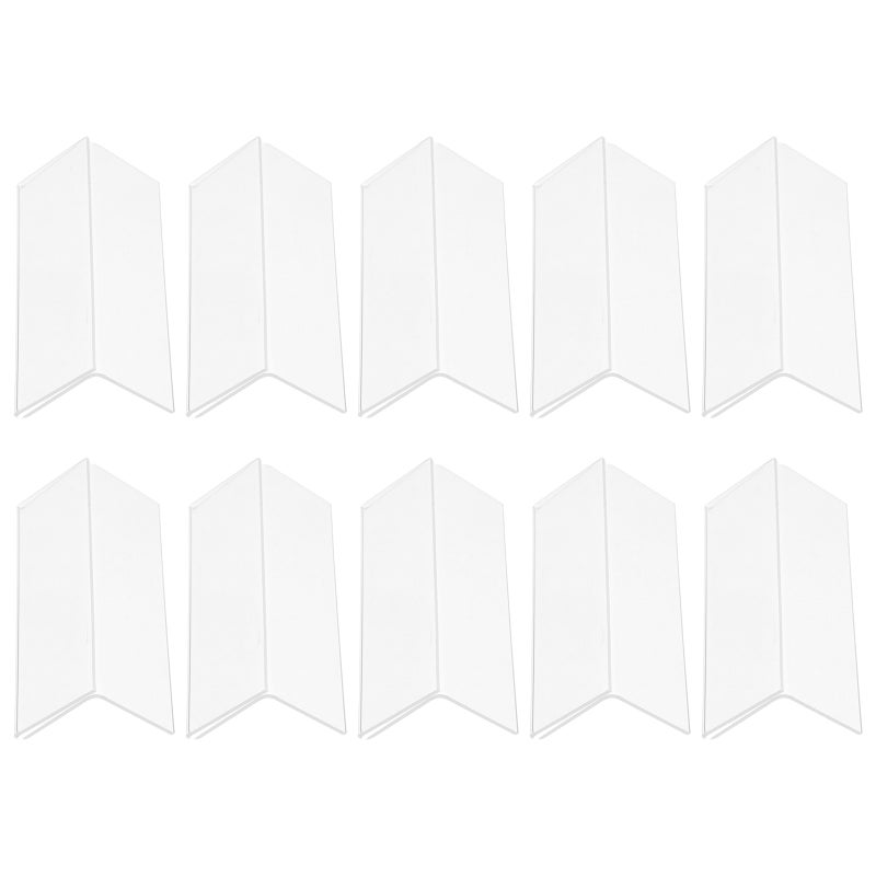 Self Adhesive Shelf Label Holder, Versatile Acrylic Sign Display for Various Settings - Image 5