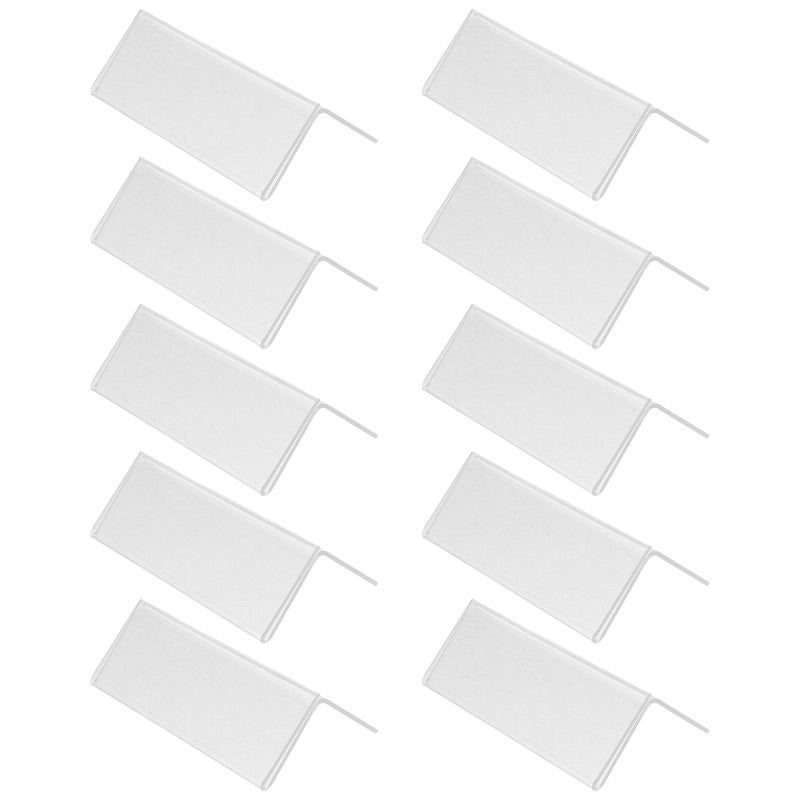 Self Adhesive Shelf Label Holder, Versatile Acrylic Sign Display for Various Settings - Image 3