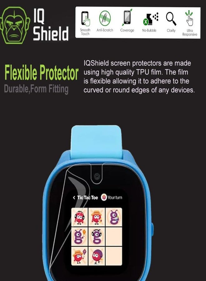 IQShield 6 Pack Screen Protector for Verizon Gizmo Watch 3 Easy Install Ultra Thin Smudge Resistant Anti- Anti-Bubble Clear TPU Film - Image 3