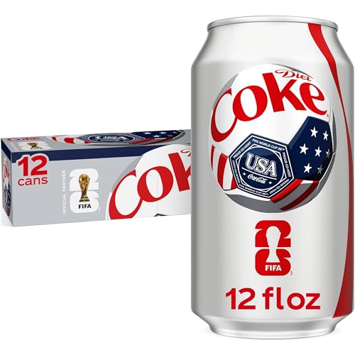 Diet Coke Soda Soft Drink Cans 12 fl oz 12 Pack - Image 1