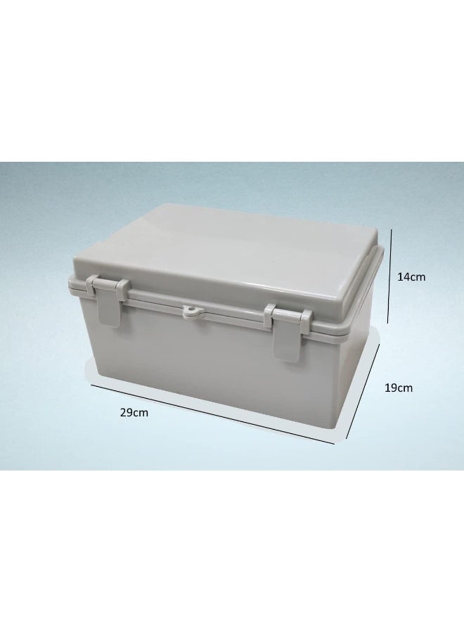 Royal Apex IP67 Waterproof Electrical Junction Box Enclosure with Wall Bracket (290x190x140) - Image 2