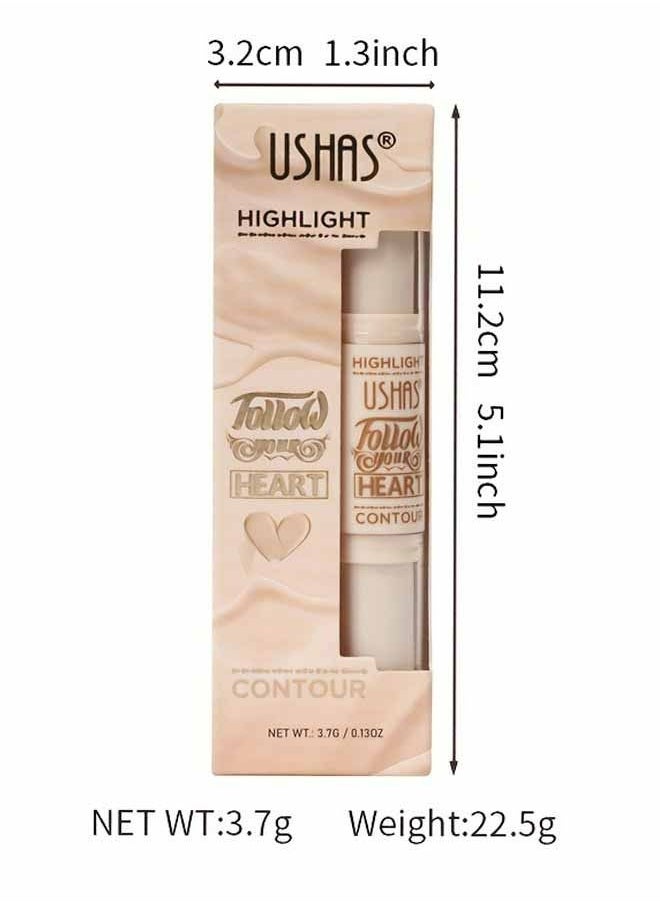 2 In 1 High Light Repair Stick Plus Outline Concealer Stick, Natural Bright Powder, Waterproof And Sweat Proof, Cover Up Small Flaws, Decorate The Face, And Create A Natural Appearance(＃01) - pzsku/ZB27855EA7C0070B82A1FZ/45/_/1693388885/f2cfafd2-9c01-4dc8-98b5-d0c1ccb62561