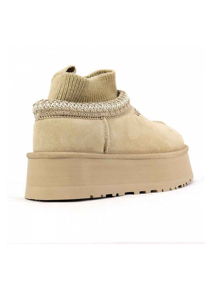 UGG Tazz Knit Slippers – Mustard Seed | Cozy & Stylish Casual Footwear - Image 4