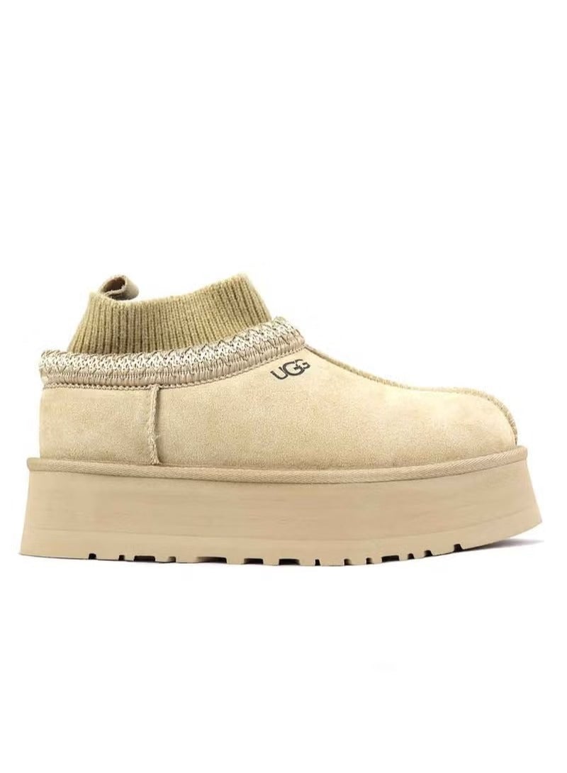 UGG Tazz Knit Slippers – Mustard Seed | Cozy & Stylish Casual Footwear - Image 1