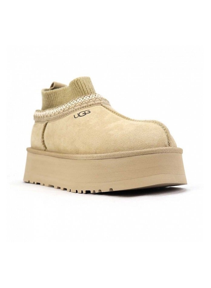 UGG Tazz Knit Slippers – Mustard Seed | Cozy & Stylish Casual Footwear - Image 2