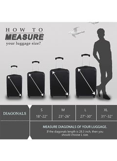 HomarKet Travel Luggage Cover Suitcase Protector Fits for 31-32 inch luggage  - Image 3