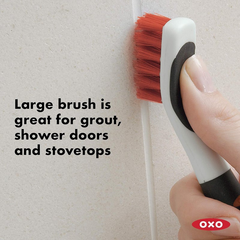 OXO Good Grip Deep Clean Brush Set - Large and Small Brushes for Effective Cleaning - Image 3