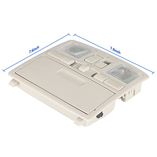 munirater مصباح قراءة وحدة التحكم العلوية بديل لسيارة مازدا 6 2009-2011 باللون البيج GS4C-69-970D-30 GS4C69970D75 - Image 3