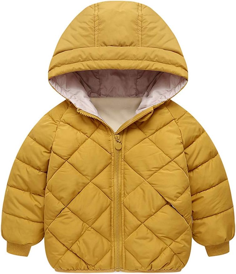 Curipeer Infant Winter Down Jacket with Hooded Warm Toddler Outer Clothing Winter 4T - Image 2
