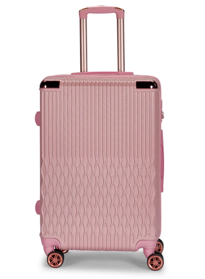 LIMRA Travel Bags Luggage set 5 pieces with a distinctive design from limra pink