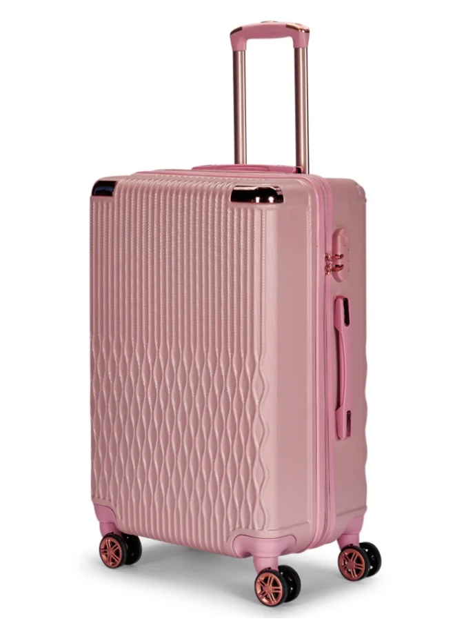 LIMRA Travel Bags Luggage set 5 pieces with a distinctive design from limra pink