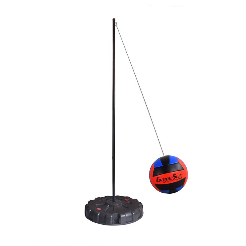 GAMESUN Tetherball Ball and Rope Set- Tetherball Ball with Rope and Carabineer Hoop, Two-Needles Pump, Glow in Dark - Image 2