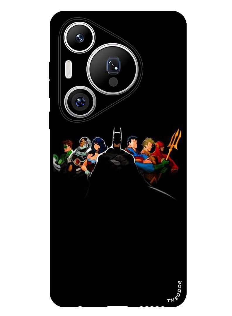 Theodor Protective Case Anti Scratch Shock Proof Bumper Cover For Huawei Pura 70 Super heros - Image 1