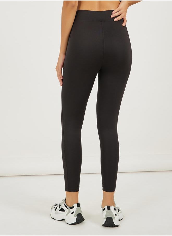 Styli Pack of 2 - Broad Waistband Basic Leggings  - Image 5