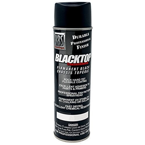 KBS Coatings 8102 OEM Satin Black BlackTop Chassis Paint - 16 fl. oz. - Image 1