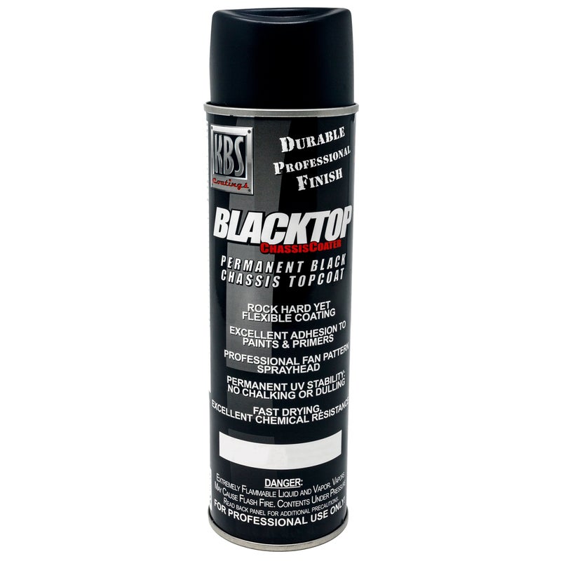 KBS Coatings 8102 OEM Satin Black BlackTop Chassis Paint - 16 fl. oz. - Image 5