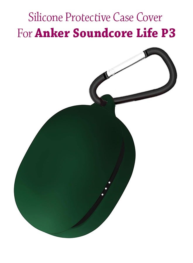 Silicone Protective Case Cover For Anker SoundCore Life P3 - Green - Image 1