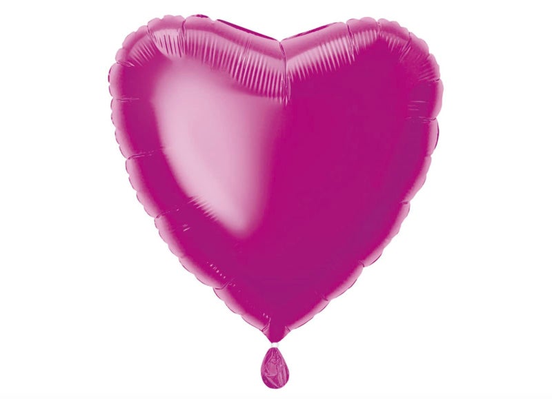 Unique Hot Pink Solid Heart Foil Balloon 18 5Pack  Stunning  Durable Balloon Perfect for Birthdays Anniversaries  Valentines Day Celebrations