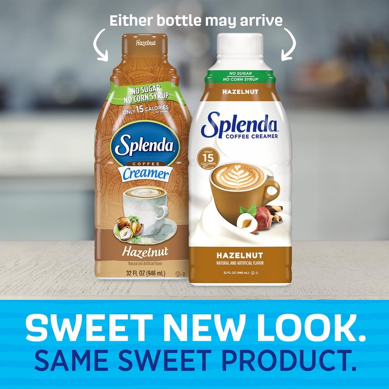 SPLENDA Sugar Free Hazelnut Coffee Creamer, 32 Fl Oz. - Image 2